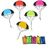 Kreativ für Outdoor-Aktivitäten: Dieses Fallschirmspielzeug Set ist super einfach zu handhaben und eignet sich perfekt für Familien Outdoor-Aktivitäten. Es ist eine ideale Wahl für eine verbesserte Interaktion zwischen Eltern und Kindern.