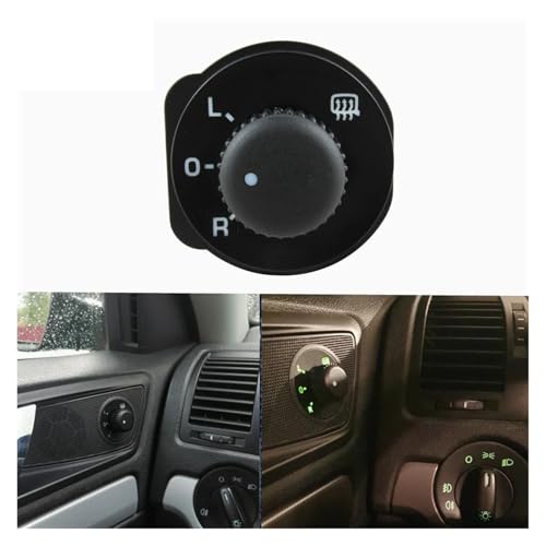 Interrupteur de rétroviseur robuste pour finitions Skoda Octavia 2004-2013