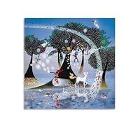 Amazon.co.jp: 藤城清治『ブレーメンの音楽隊』モダンアート ポスター