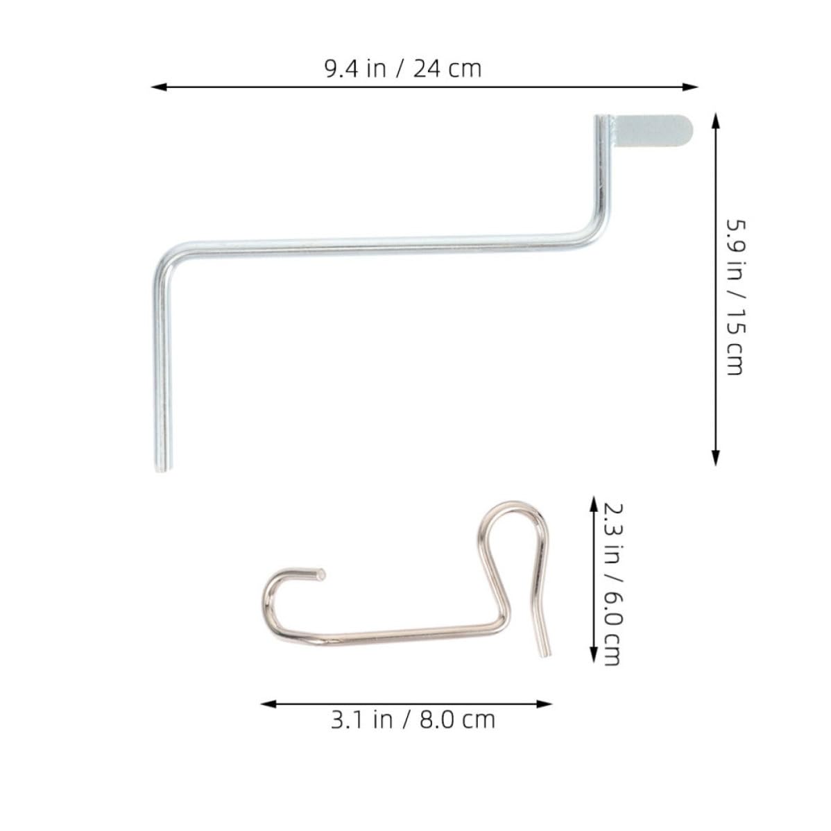 FOMIYES Tendeur de Fil Métallique pour Maintenir la Stabilité des Clôtures Argenté en Acier Inoxydable et Réparer Les Structures de Clôture Accessoires Inclus