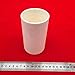 99.5% Alumina Cylindrical Crucible, 800ml, High-Temperature Corundum Crucible for Industrial Applications(80x200mm)