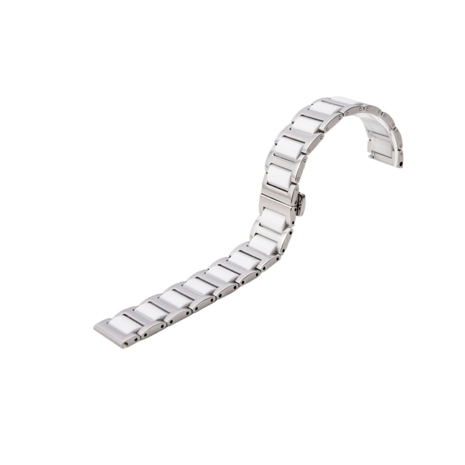 yingyingjia Cinturino In Ceramica Tra Acciaio Inossidabile 14 Mm 16 Mm 18 Mm 20 Mm 22 Mm Cinturino A Sgancio Rapido For Orologio Da Uomo E Da Donna