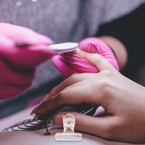 Clips de plástico para uñas 30 piezas miniatura 5