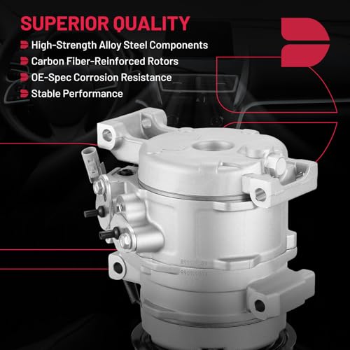 Image of BDFHYK 98393 Air Conditioning A /C Compressor with Clutch Compatible with Scion tC L4 2.4L 2007 2008 2009 2010