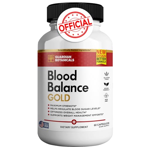 GREENVIFY Guardian Botanicals Blood Balance All Natural Formula to Maintain Healthy Levels, Maximum Strength Daily Formula, Blood Balance Reviews (1 Pack - 60 Capsules)
