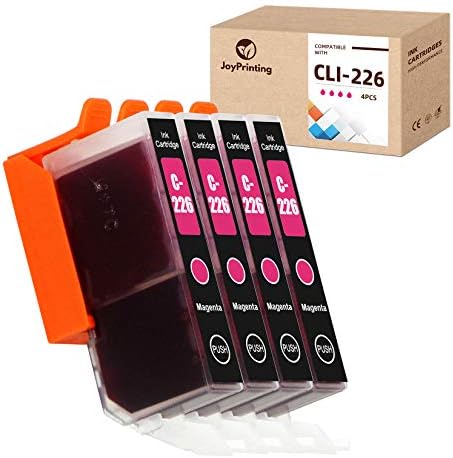 JoyPrinting CLI226 226 Ink Cartridges Replacement for Canon CLI-226 CLI226 CLI226m Compatible with PIXMA MX882 MX892 MG5320 MG6220 MG5220 MG6120 MG8220 MX712 IP4820 IP4920 IX6520(4 Magenta)