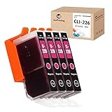 JoyPrinting CLI226 226 Ink Cartridges Replacement for Canon CLI-226 CLI226 CLI226m Compatible with P