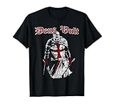 Deus Vult - Knight Templar - Vintage Crusader T-Shirt