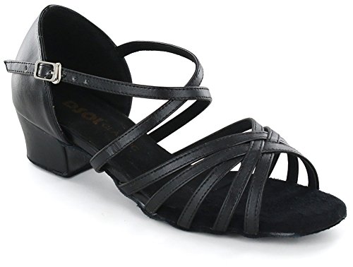 DSOL Latin Sandal DC167001 Heel 1.6" (10, Black)