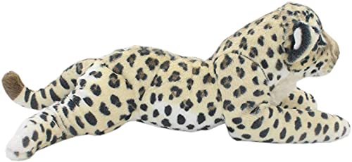 Image of Tickles Realistic Cheetah Jungle Wild Soft Stuffed Plush Animal Toy for Kids Birthday Gifts (Color: Multi Size: 80 cm)