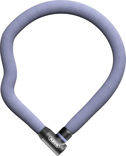 ABUS Chain Lock Goose Lock 4204K - Flexible, Rattle-Free Bicycle lockOss Made of Hardened Steel - 4 mm Thick Steel Chain, 28 mm Total Diameter - 110 cm Long - with Key - Blue
