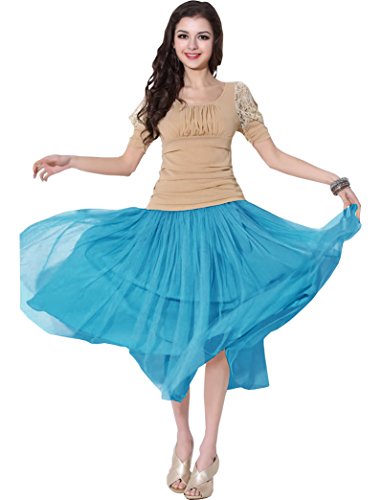 Women 6-Layer Tutu Ballet Ruffle Bridal Petticoat Princess Skirt Mini Dress