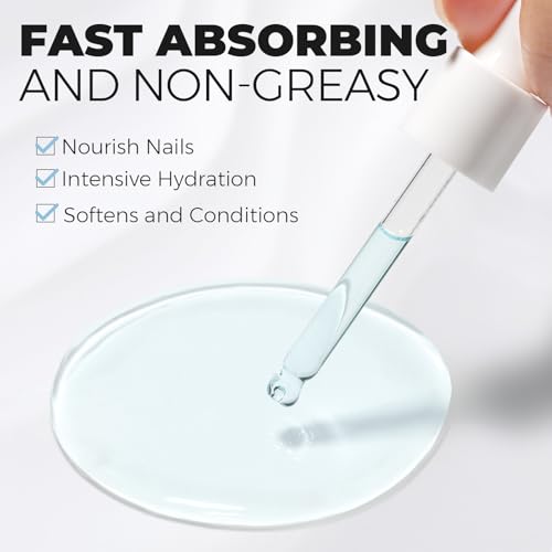 TOMICCA Aceite para cutículas, 15ml Aceite para el cuidado de las uñas Aceite para el cuidado de las uñas y las cutículas, aceite reparador y protector Con aceites ecológicos y vitamina E (Jazmín) - imagen 2