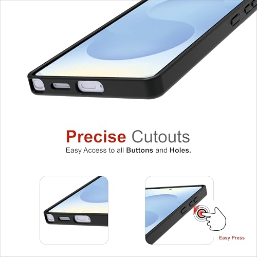 Image of Case for Samsung Galaxy S25 Ultra, [Anti-Yellowing Technology] [Military Grade Drop Protection] Shockproof Slim Hybrid Phone Case for Samsung Galaxy S25 Ultra 5G - Carbon Black