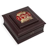 Allied Frame US Firefighter Medallion Desktop Box