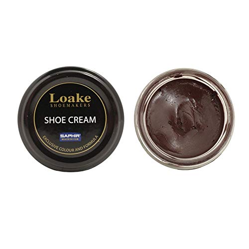 Loake Dark Brown Cream Polish By Saphir - Exclusive Colour And Formula Leather