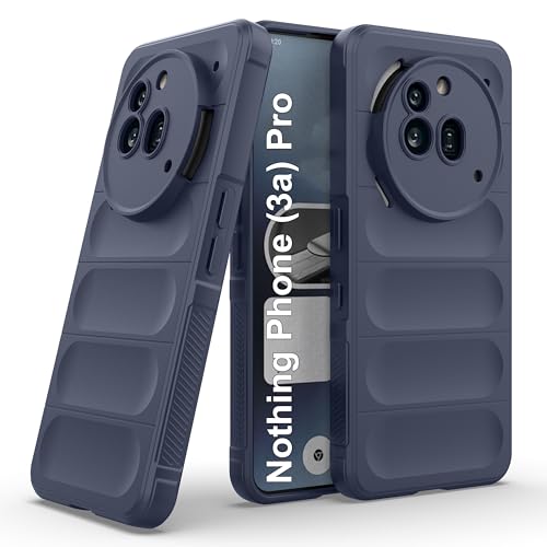 Image of Zapcase Back Case Cover for Nothing Phone (3a) Pro | Compatible for Nothing Phone (3a) Pro Back Cover | Liquid Silicon Magic Case with Camera Protection | Sapphire