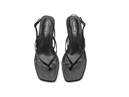 Madden Girl Women's Carlley Heeled Sandal, Black Paris, 7 by Madden Girl - Used condition - Image 2
