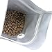 AwePackage High Barrier 16 oz Foil Stand up Zipper Pouch Coffee Bag with Valve (100, Matte Black)