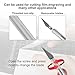 SINGARO Car Window Film Kit, 5PCS Car Glass Protective Window Tinting Privacy Film Tools, Including Vinyl Scraper, Felt Scraper, Cutter with Blade, Film Cutter, Spray Bottle