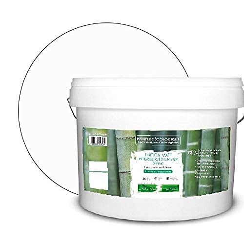 Pintura de pared blanca gardenna natural ecológica interior y exterior mate Natura - 10 l/130 m² Cover