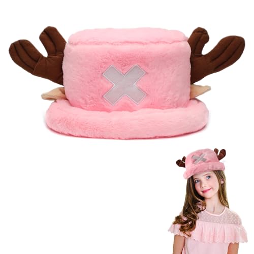 Yunlaishaocer Anime Cosplay Hut, Chopper Mütze, One Piece Anime Hat, Cosplay Party Geburtstag Plüschmütze, Süße Plüsch Mütze für Erwachsene und Kinder (A) Yunlaishaocer Anime Cosplay Hut, Chopper Mütze, One Piece Anime Hat, Cosplay Party Geburtstag Plüschmütze, Süße Plüsch Mütze für Erwachsene und Kinder (A)