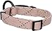 Hundehalsband – Puppy Dolly Taupe XXS 15–25cm – verstellbar – reflektierend – Nylon – für Welpen – Flamingo