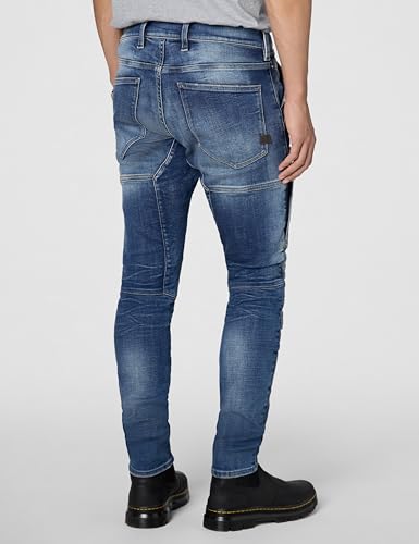 Miniatura 4 de G-Star Raw Rackam 3d Skinny Fit Jeans, Verblasster Klarer Himmel, 36w X 34l Para Hombre