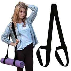 Correa para Esterilla de Yoga, Porta Esterilla Yoga,Correa de Transporte para Esterilla de Yoga Todos,Adjustable para Hombro, Pilates, Yoga, Ejercicios, Aeróbica, Colchoneta Fitness