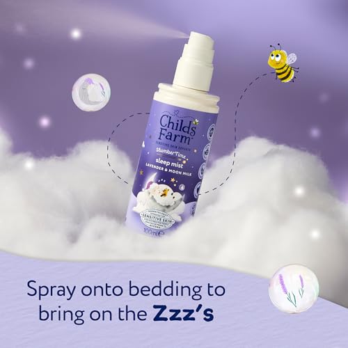 Childs Farm SlumberTime Sleep Mist, Calming Lavender & Moon Milk | Suitable for Dry, Sensitive Skin, 100ml - Image 6