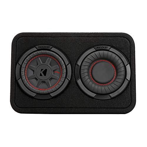 Kicker Comprt 6.75"(165Mm) Subwoofer In Thin Profile Encl, 2Ohm, Rohs Compliant #TOP1