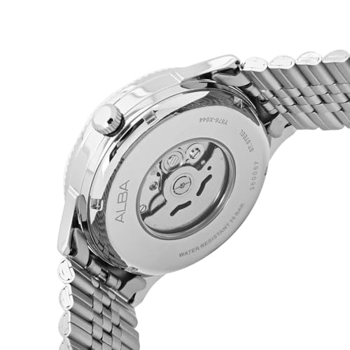 ALBA Stainless Steel Analog Off White Dial Men's Watch-Al4233X1, Band Color-Silver - Image 3