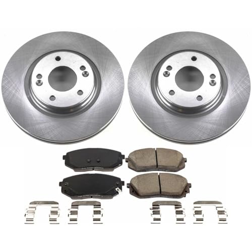 Image of PowerStop Z17 Replacement Brake Pad & Rotor Kit Front KOE7353