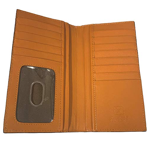 Twisted X Distressed Leather Wallet with Turquoise X (Rodeo)2