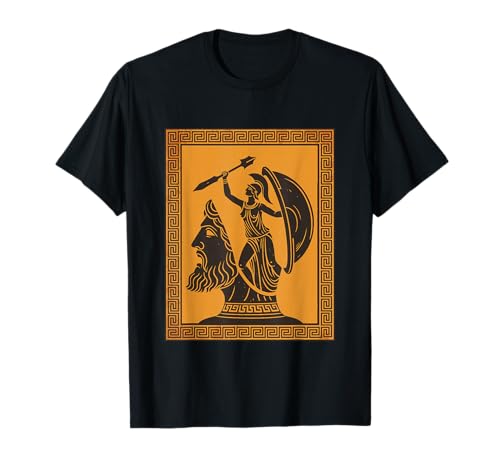 Athena Goddess Zeus God Olympian Greek Myths Mythology Art T-Shirt