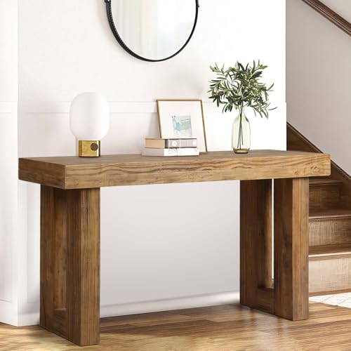 HOKYHOKY Reclaimed Solid Wood Console Table, 59