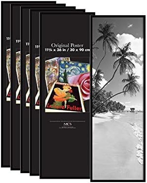 MCS 22146 - Marcos de póster (6 unidades, 11-31.6 x 14.2in), diseño de cartón corrugado