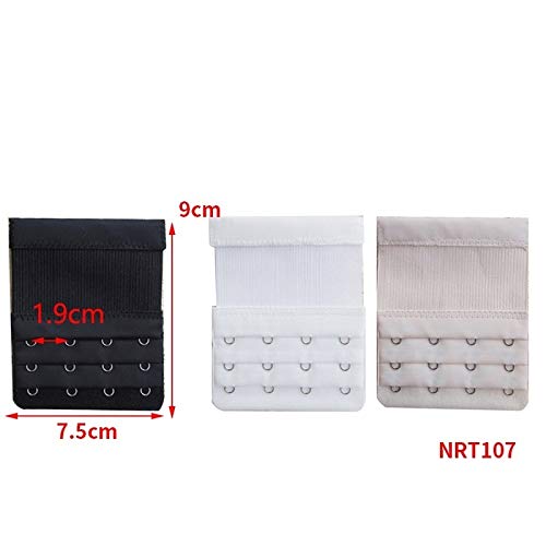 Sangles D'extension Pour Soutien-gorge - 3 Pièces Réglables En Nylon élastique - Pour Plus De Confort Pendant La Grossesse Ou Les Variations De Poids - 3