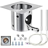 Canamax ヘビーデューティー火災燃焼ポット点火キット-2イグナイター2ヒューズ付属-プレミアムスチール7穴