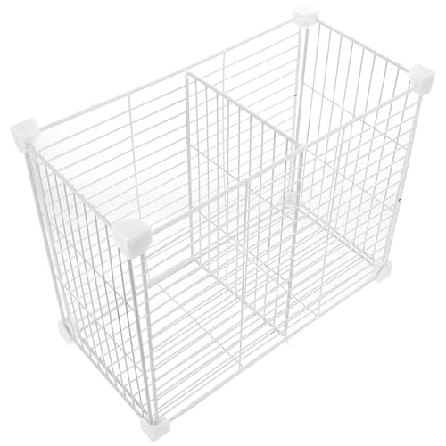 OUNONA Cesta de Alimentos para Congelador Divisores y Estructura de Alambre, Organizador para Refrigerador y Despensa, Fácil Montaje y Uso en Hogar