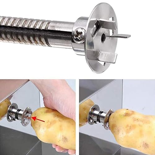 Máquina eléctrica para cortar papas en espiral, 50W miniatura 4