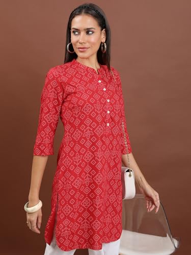 Image of Vishudh Women's Kurta | Comfortable Ethnic Wear for Daily Use | Lightweight & Breathable Indian Top