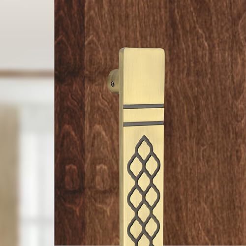 Image of COMPASS Main Door Handle | Door Handles for Main Door | Pull Handles for All The Doors of House | Office | Hotels, Antique Finish (PH-109, 12 Inch)