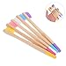 FOMIYES 10pcs Children Bamboo Toothbrush: Soft Bristles Colorful Toothbrushes for Daily Care Sensitive Mouth Care Travel-Friendly