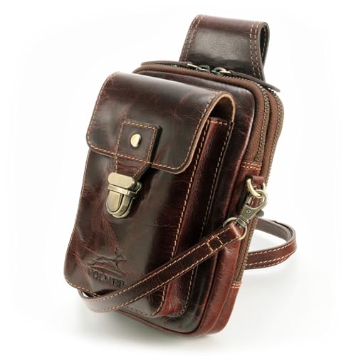 Funda de piel para cinturón UrbanWalker, perfecta para paseos y el día a día