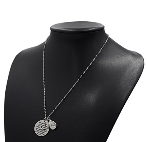 LParkin You Are Braver Than You Believe Awareness Necklace Birthstone Graduation Gift Best Friend Encouragement Gifts … - Thumbnail 5