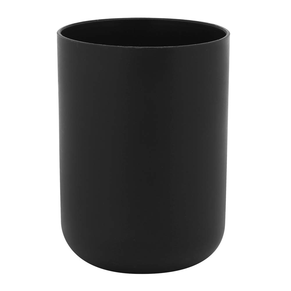 Fabater Set di 6 Accessori per il bagno: Portasapone, Portaspazzolino, Tazza per il Risciacquo, Bottiglia di Lozione, Pattumiera, Kit Scopino per WC con Materiale in bambù PP, a Prova di Caduta,