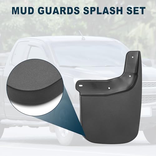 Image of Mud Flap Splash Guard for GMC Canyon 2015-2019 Durable | Front & Rear Side Mudflaps with Mount Accessor 1 Set