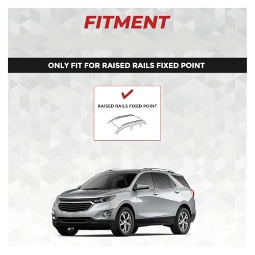 Barras de techo para carga de 100 Kg en GMC Terrain de aluminio resistente 7