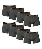Head Herren Boxershorts im 8er Pack ohne Eingriff 841001001 (Dark Shadow, M)